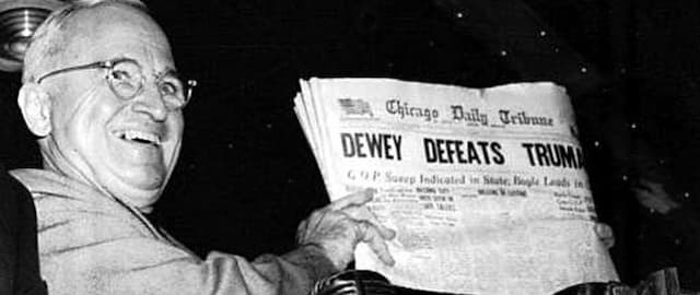 On This Day: Infamous &quot;Dewey Defeats Truman&quot; Newspaper Hits Newsstands
