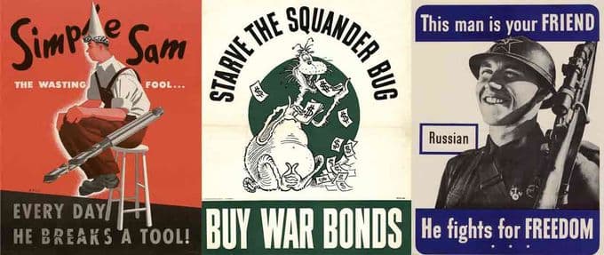 10 World War II Propaganda Posters: From Patriotic to Peculiar
