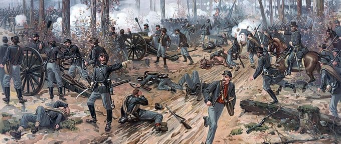 civil war soldiers glowing