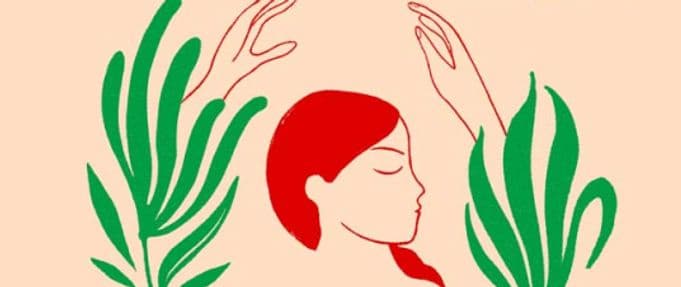 silhouette of a woman, plants, and outstretched hands from the cover of the book 'provincials'