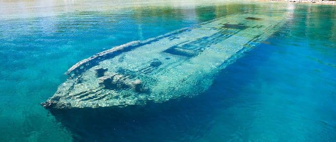 underwater shipwrecks