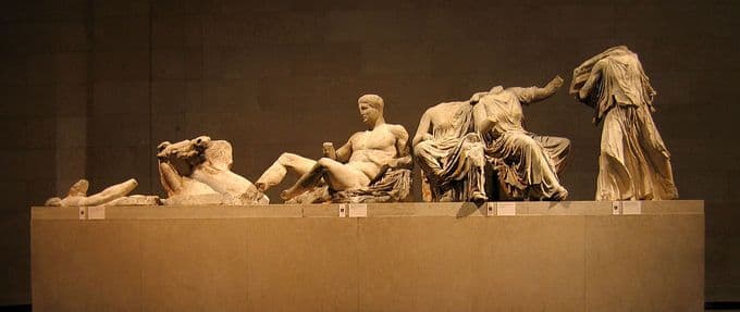 fragments of 5 statues from the Elgin Marbles collection