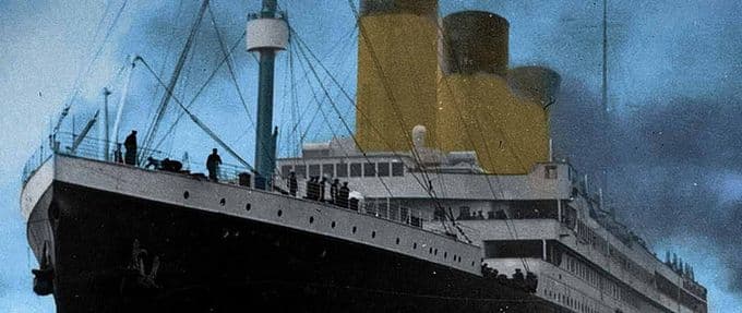 Illustration of the RMS Titanic